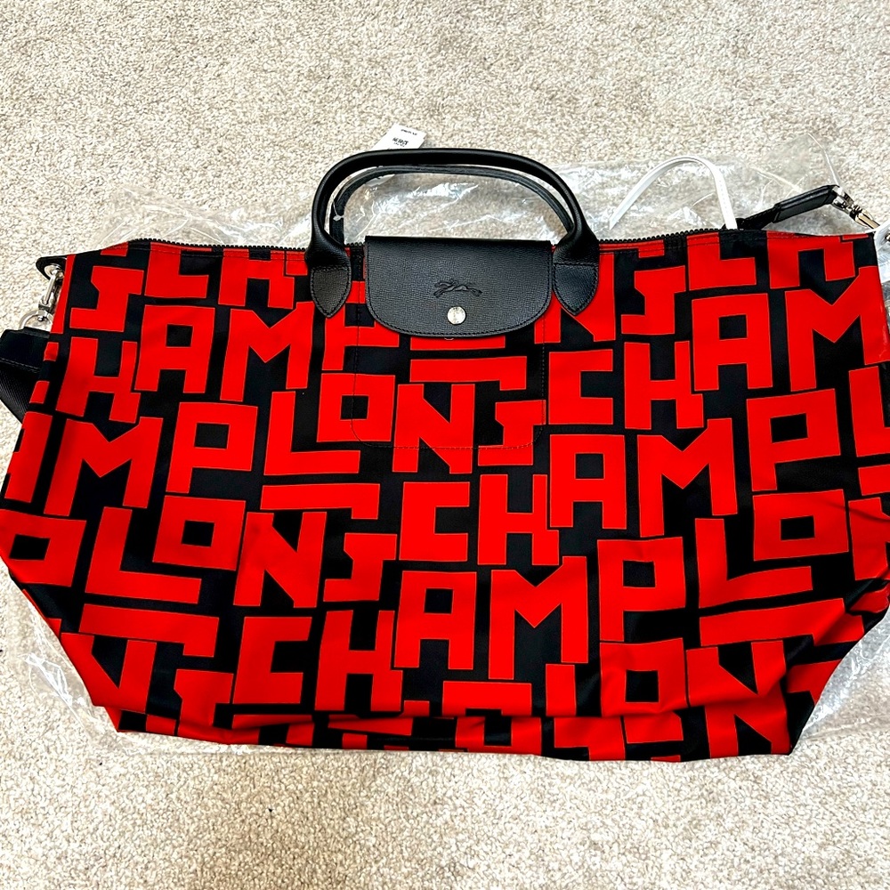 Brand new Longchamp logo crossbody tote